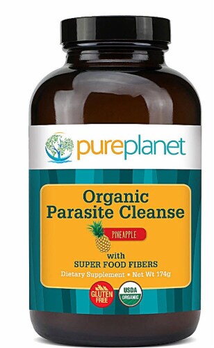 Pure Planet  Organic Parasite Cleanse With Super Food Fibers   Pineapple Perspective: front