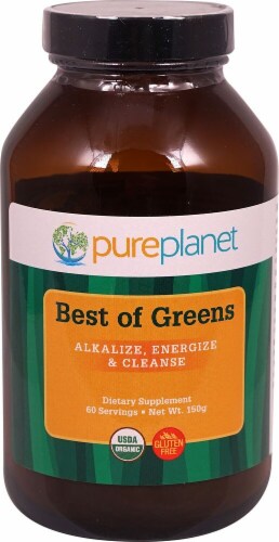 Pure Planet Best of Greens Dietary Supplement Perspective: front
