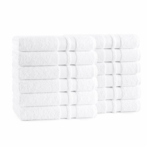 Bath Towels In Bulk 100% Ringspun Cotton White