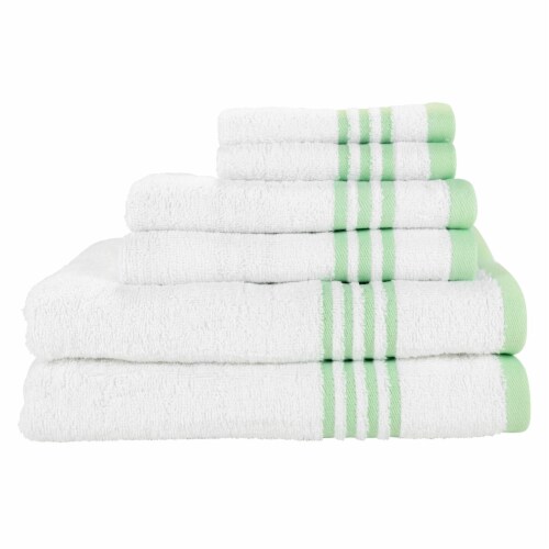 Metro 6-Piece Bath Towel Set, Two Each - Washcloths, Hand Towels & Bath  Towels, Cotton, 6, 6 Piece Set - Fred Meyer