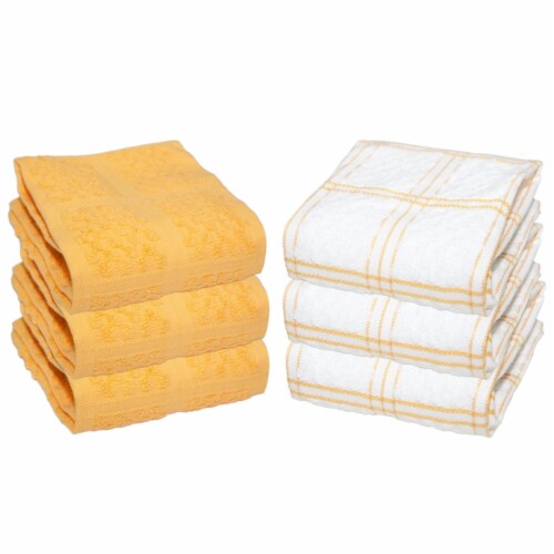 Towels Kitchen Towels, 15 x 25 Inches, 100% Ring Spun Cotton Super