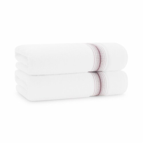 Aston & Arden White Turkish Luxury Towels for Bathroom (600 GSM, 30x60 in.,  2-Pack), Super, 1 unit - Fred Meyer