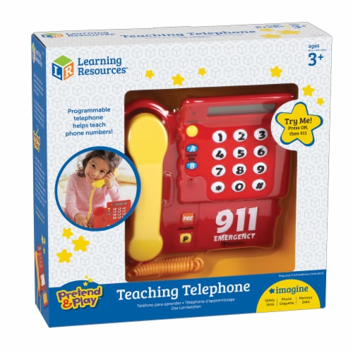 Learning Resources Pretend & Play Teaching Telephone, 1 Count Harris