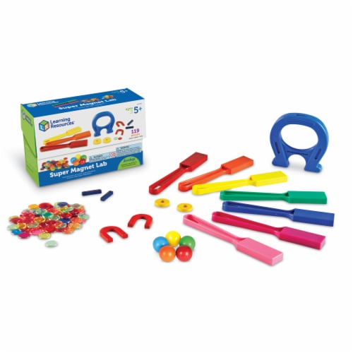 Learning Resources® Super Magnet Lab Kit Perspective: front