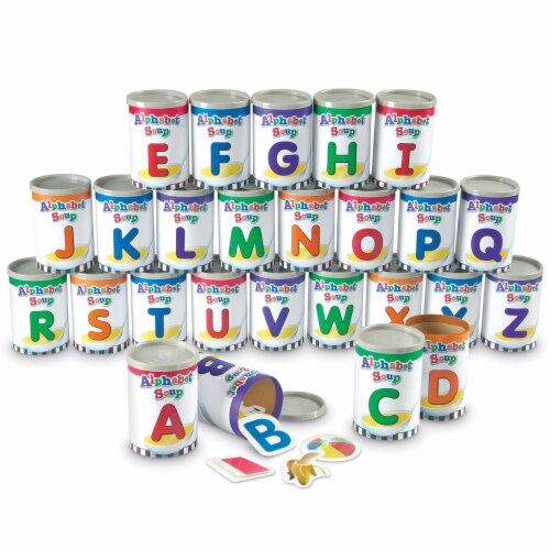 Learning Resources Alphabet Soup Sorters Perspective: front