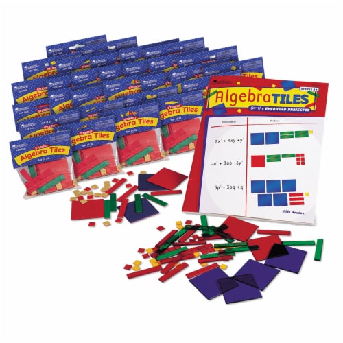 Learning Resources Algebra Tiles Classroom Set Perspective: front