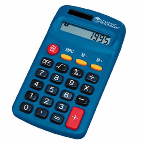Learning Resources® Primary Calculators Perspective: front