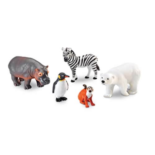 Learning Resources Jumbo Zoo Animals 5/Set 0788, 1 - Kroger