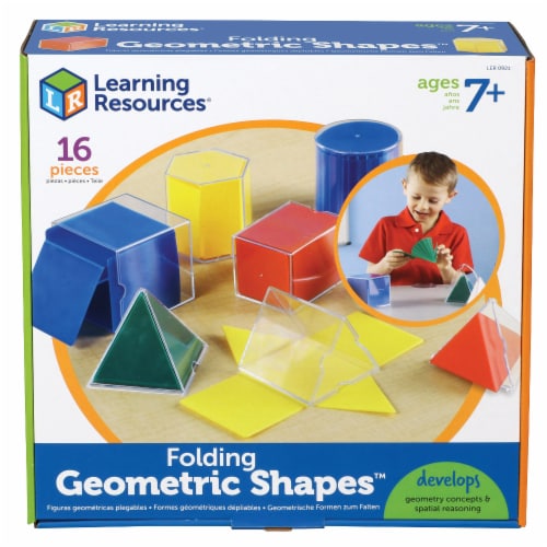 Learning Resources® Folding Geometric Shapes™ Perspective: front