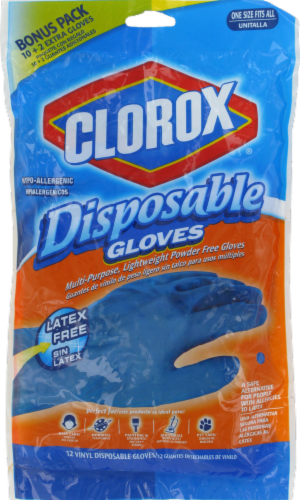 Clorox Disposable Gloves Perspective: front