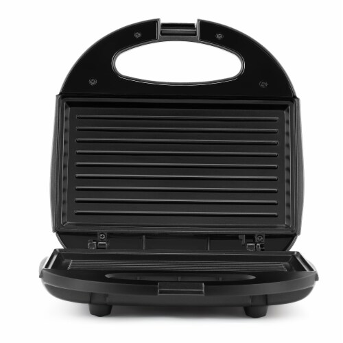 Continental 2-Serve Indoor Contact Grill and Sandwich Maker, Black