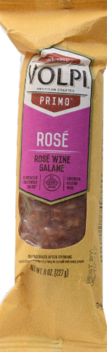 Volpi Rose Wine Salami Perspective: front