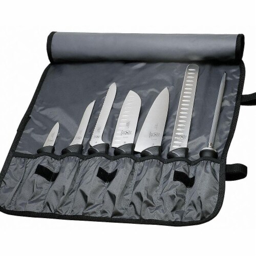 Mercer Tool 8 Pieces Knife Roll Set Perspective: front