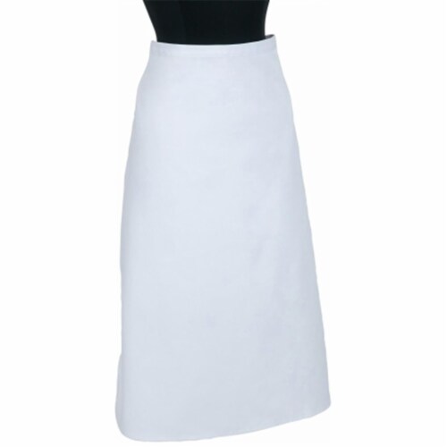 Mercer Tool Genesis 2-Sided Bistro Apron, White Perspective: front