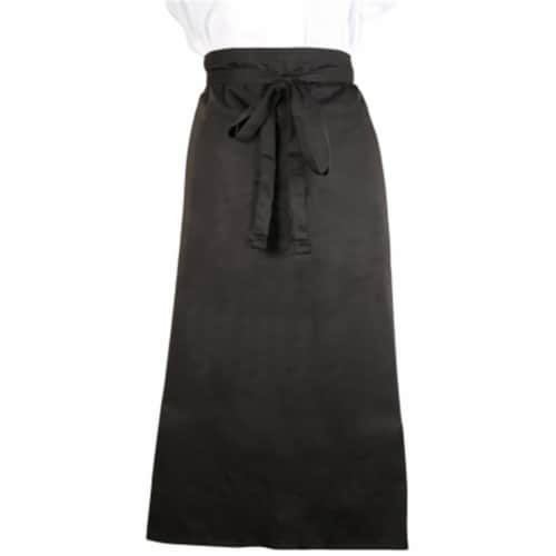 Mercer Tool M61130BK Genesis 2-Sided Bistro Apron, Black Perspective: front
