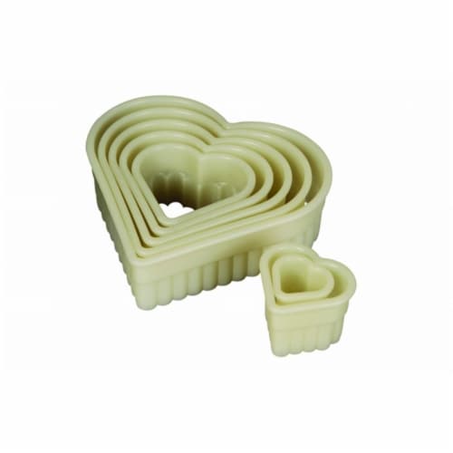 Mercer Tool 7-Pieces Heart Fluted Nylon Cutter Set Perspective: front