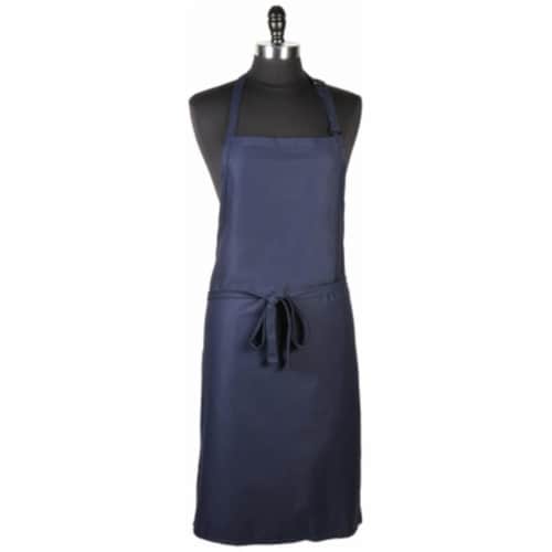Mercer Tool M61120NB Genesis Bib Apron Without Pocket, Navy Blue Perspective: front