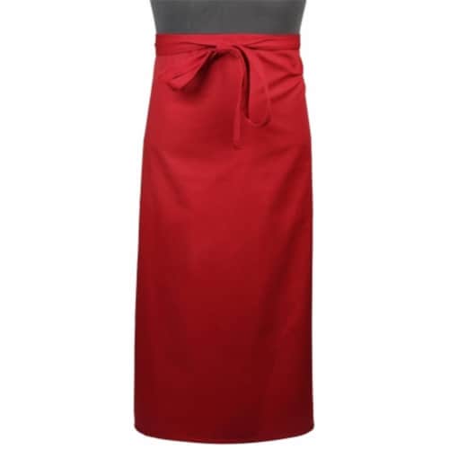 Mercer Tool M61130RD Genesis 2-Sided Bistro Apron, Red Perspective: front