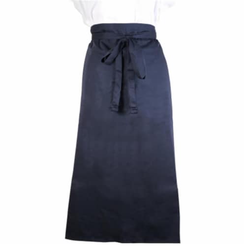 Mercer Tool Genesis 2-Sided Bistro Apron, Navy Blue Perspective: front