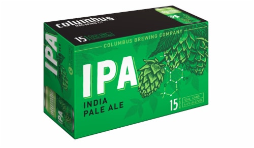 Columbus Brewing Co. IPA Beer Perspective: front