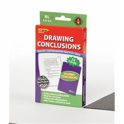 Edupress Ep-3417 Drawing Conclusions Cards Reading Levels 5.0-6.5 Perspective: front