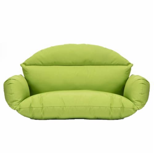 LeisureMod All Weather 2 Person Outdoor Padded Hanging Egg Chair