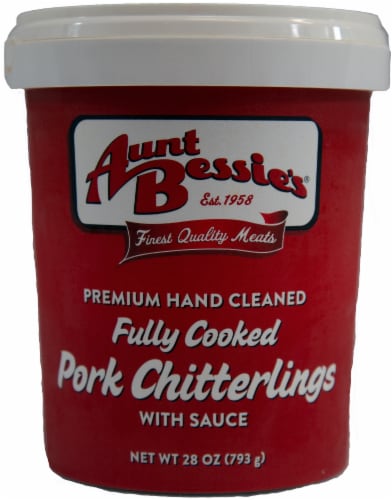 Aunt Bessie's Premium Hand Cleaned Fully Cooked Pork Chitterlings, 28 oz -  Kroger