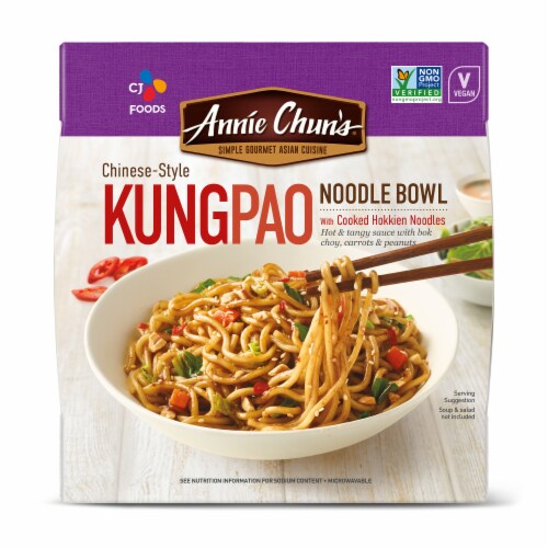 Annie Chun's Chinese-Style Kung Pao Noodle Bowl Perspective: front