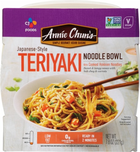 Annie Chun's Japanese-Style Teriyaki Noodle Bowl Perspective: front