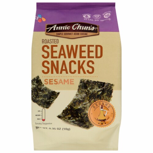 Annie Chun's Sesame Roasted Seaweed Snacks Perspective: front