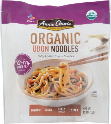 Annie Chun's® Organic Vegan Udon Noodles Perspective: front