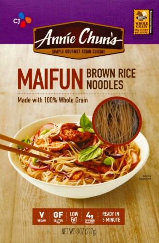 Annie Chun's® Whole Grain Maifun Brown Rice Noodles Perspective: front