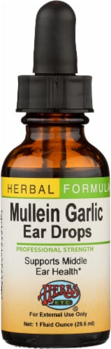 Herbs Etc. Mullein Garlic Ear Drops Perspective: front