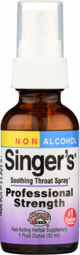 Herbs Etc. Singer's Saving Grace Professional Strength Perspective: front