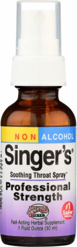 Herbs Etc. Singer's Saving Grace Professional Strength Perspective: front