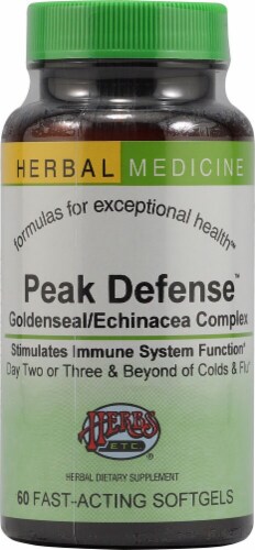 Herbs Etc.  Peak Defense™ Perspective: front