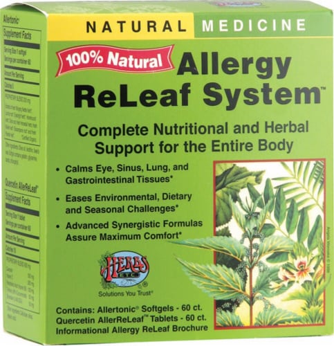Herbs Etc.  Allergy ReLeaf® System Perspective: front