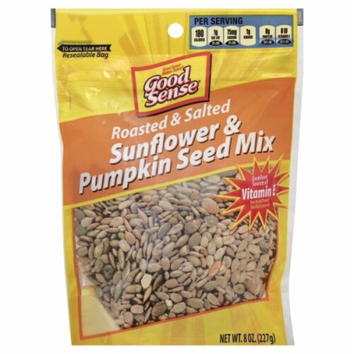 Good Sense Roasted & Salted Sunflower & Pumpkin Seed Mix 8 oz (Pack of 24) Perspective: front