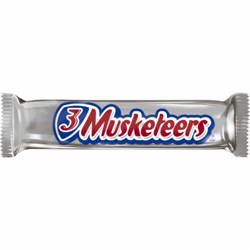 3 Musketeers Chocolate Bar (Pack of 8) Perspective: front