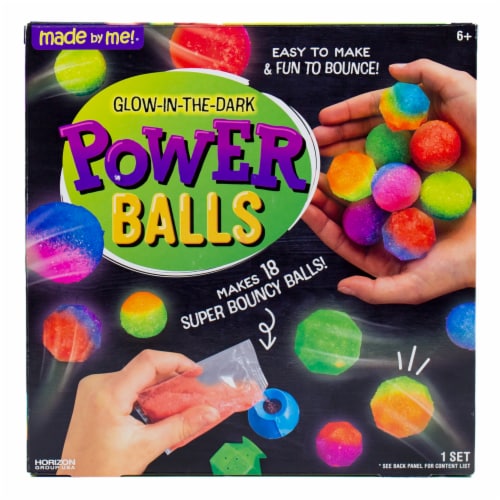 Made By Me Glow in the Dark Powerballs Kit Perspective: front