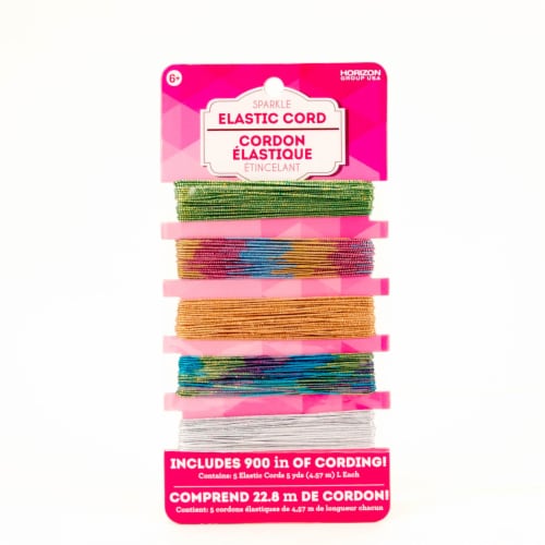Horizon Group USA Sparkle Elastic Cord Perspective: front