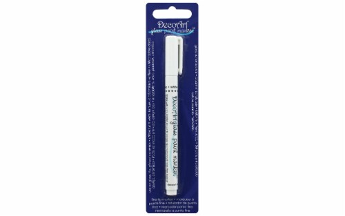 DecoArt® Glass Paint Marker™ - White Perspective: front