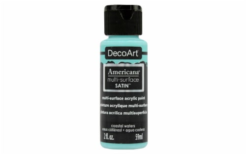 DecoArt® Americana® Multi-Surface Satin™ Acrylic Paint - Coastal Waters Perspective: front