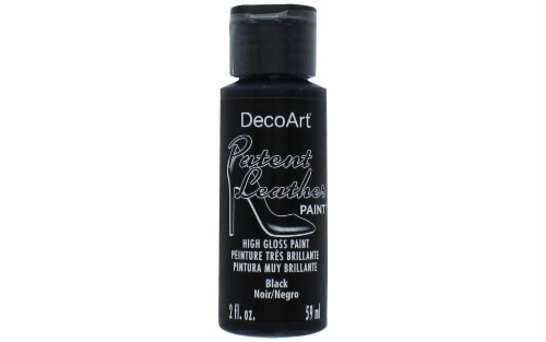 DecoArt Patent Leather Paint 2oz Black 1 count Kroger