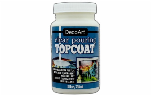 DecoArt® Clear Pouring Topcoat™ Perspective: front
