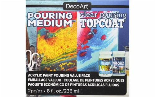 Clear Pouring TopCoat - DecoArt Acrylic Paint and Art Supplies