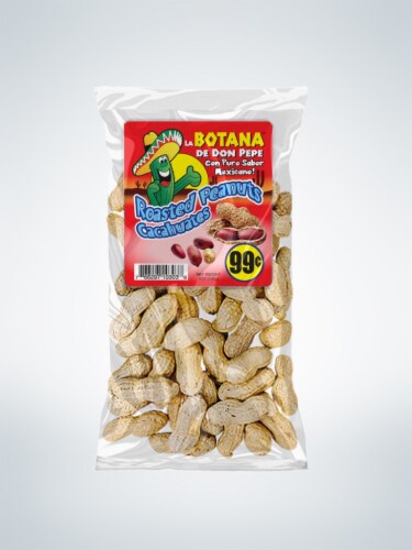 La Botana de Don Pepe Cacahuate Tostado Perspective: front