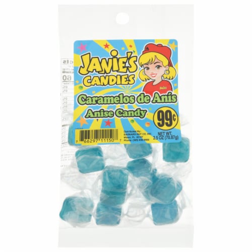 Janie's Candy Anise Candy Bag Perspective: front