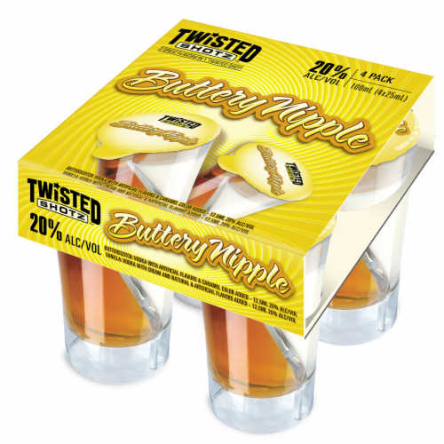 Twisted Shotz Buttery Nipple Shots Perspective: front