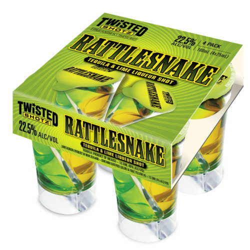 Twisted Shotz Rattlesnake Shots Perspective: front